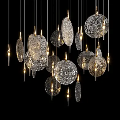 Световая композиция — луна, ракета, Vargov®Design - LC0588