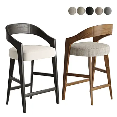 Chloé Fabric Dining Bar & Counter Stool