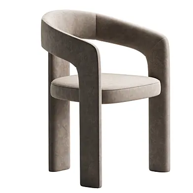 Modern Upholstered Barrel Dining Chair