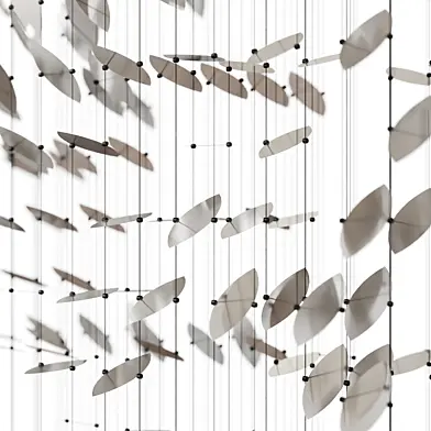 hanging decorative partition 01