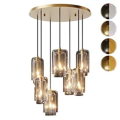 RH Lacour Cluster Chandelier 30