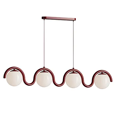 Lenox Linear Ball Pendant Lamp 4 heads