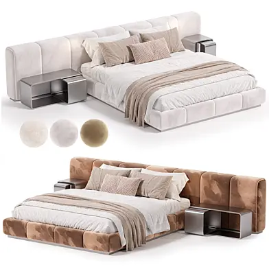 Ruffle Bed by MINOTTI