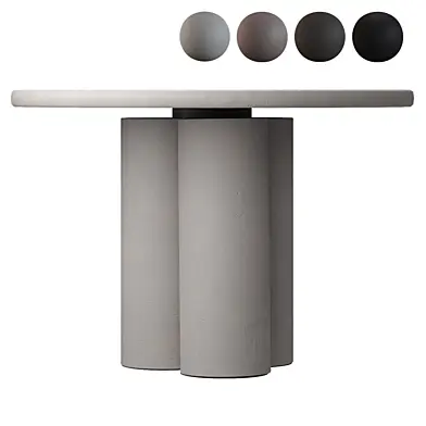 Стол Трилистник Бетон (Trinity Concrete) PLY Архитектурная мебель
