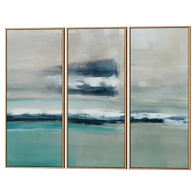 Set of 3 Abstract Painting Frames 091