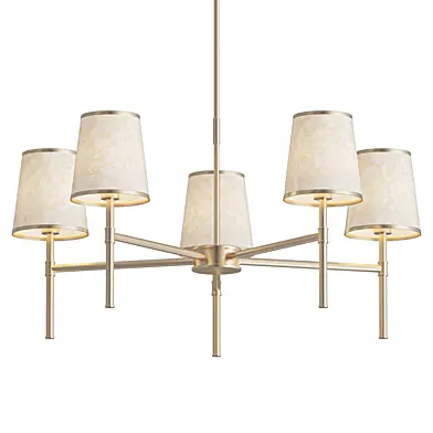 Windley 5 Light Brushed Gold Chandelier
