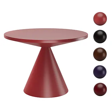 Crimson cone table