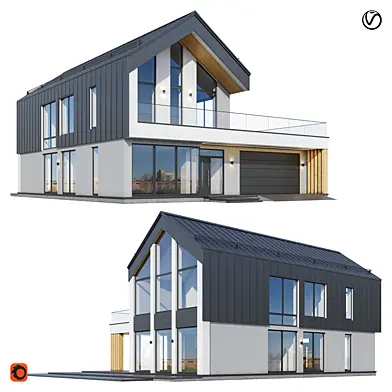 Modern house V170