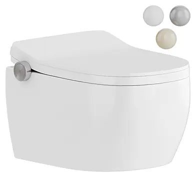 In-Wash® Ona - Wall-hung Roca Rimless® smart toilet with washing and drying functions