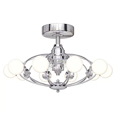 Fanimation Kerring 32" Wide LED Semi-Flush Fandelier