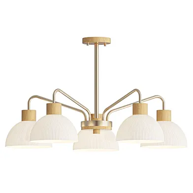 Ribbed Chandelier