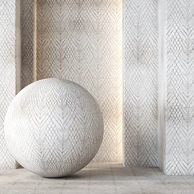 Decorative Wall Covering Texture 4k - Seamless - 05