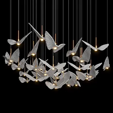 Световая композиция — птица, голубь, Vargov®Design - LC0601