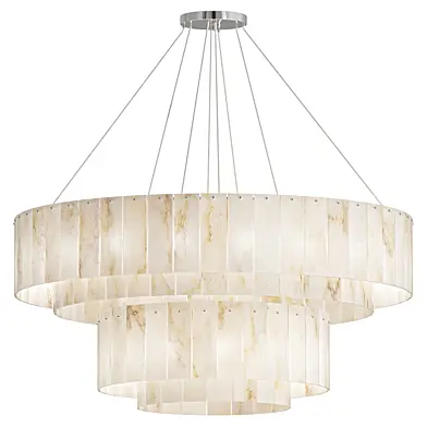Alabaster Round Chandelier