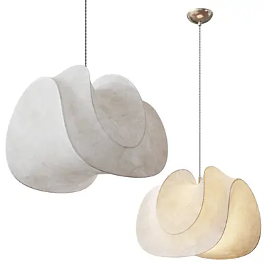 Traditional Japanese Cream Light Pendant
