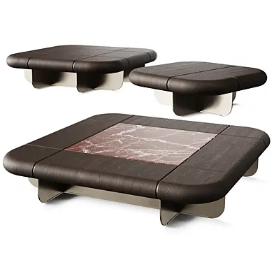 Flou Gen Square Solid Wood Coffee Table