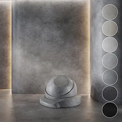 Decorative plaster | Concrete set (seamless) | 53