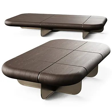 Flou Gen Square Solid Wood Coffee Table 2