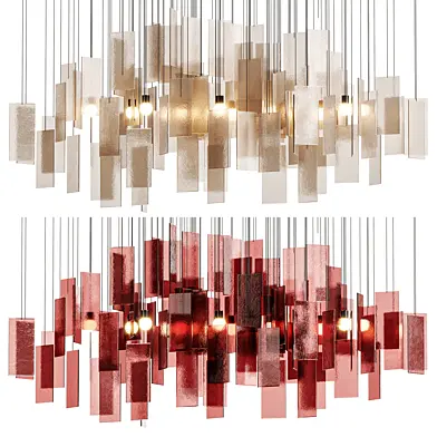 Irregular Propellor Cumulus White Chandelier