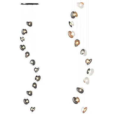 Pebble Linear 08 Chandelier
