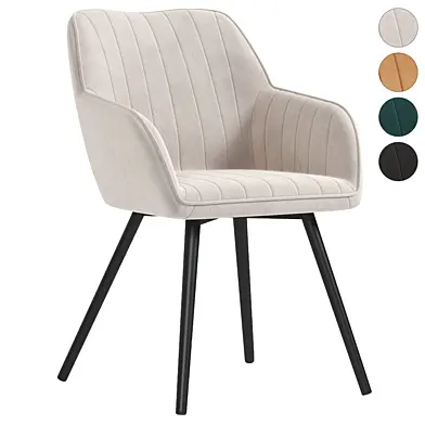 Chaise en velours, BERTILLE