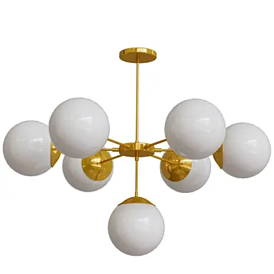 Copper Light Chandelier 7