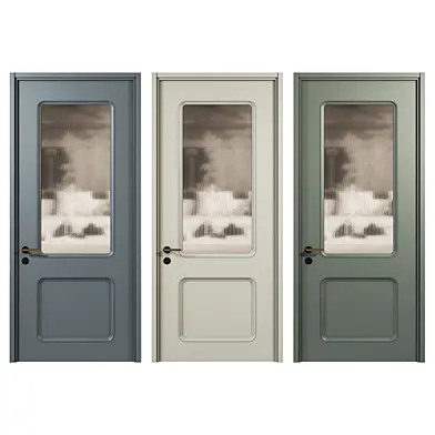 Modern Painted Interior Door 14