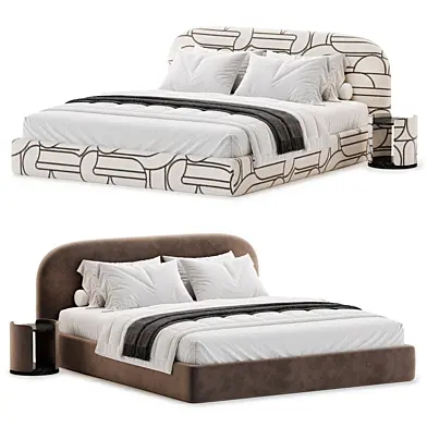Modern Double Bed 07
