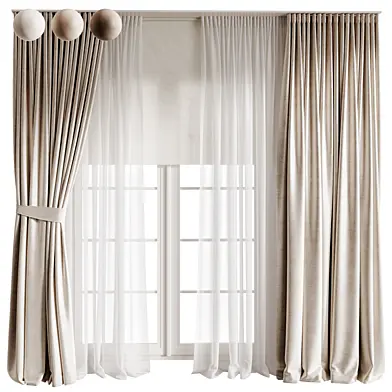 Modern Curtain 011, Шторы
