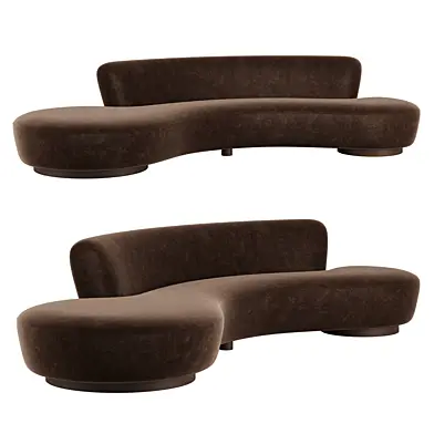 Serpentine Sofa by Vladimir Kagan