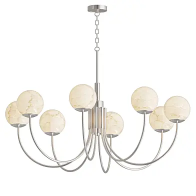 Aurelian Alabaster Globe Chandelier