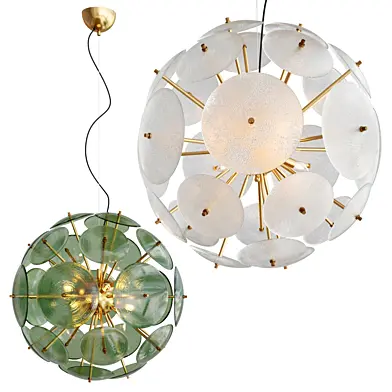 Mireille glass pendant light