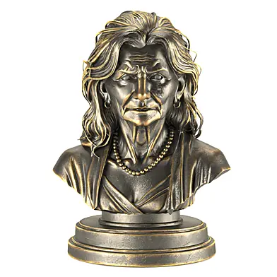 Old woman statue