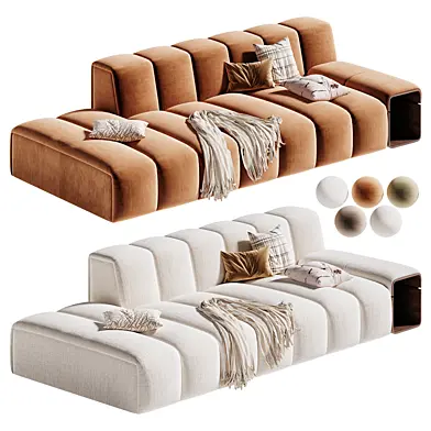 Ruffle Modular Sofa 05 by Minotti