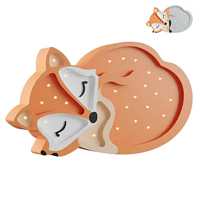 Little Lights Baby Fox Lamp