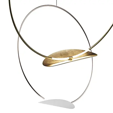 Icone Eterea Aluminium Pendant Vertical Lamp
