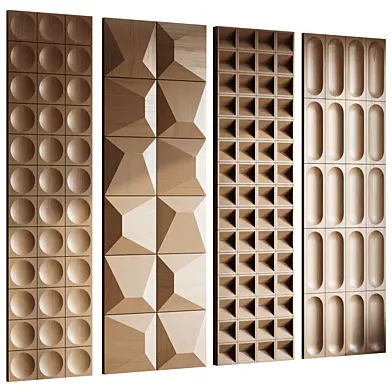 Wooden 3D Wall Panel 5