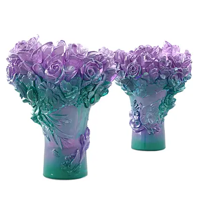 Daum Sweet Garden Vase