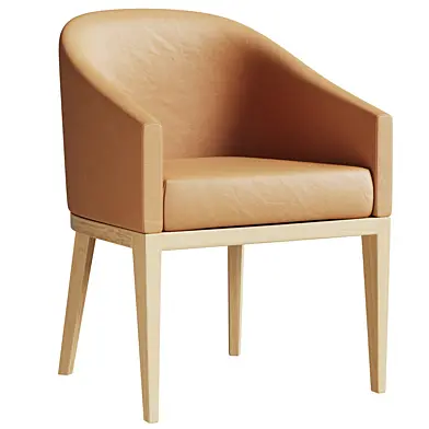 Morgan Barrelback Slope Dining Chair