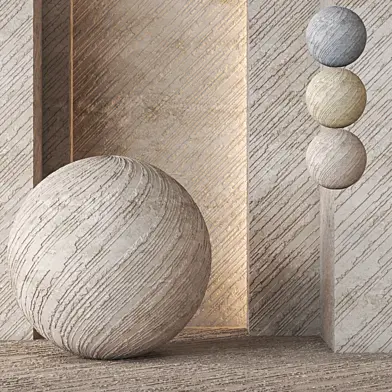 Patchwork Travertine Texture - Seamless - 03