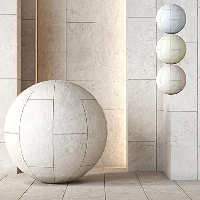 Decorative Travertine Tile Texture - Seamless - 22