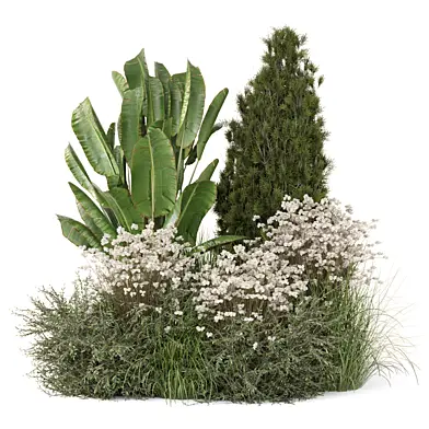 Garden Set Bush and Tree_Garden Set 4684