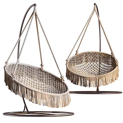Hanging Macrame Nest Swing Chair 1172