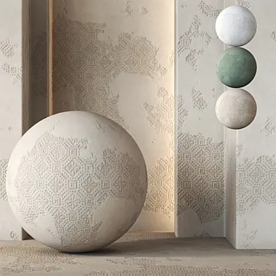 Decorative Microcement wall Tile Texture - Seamless - 15