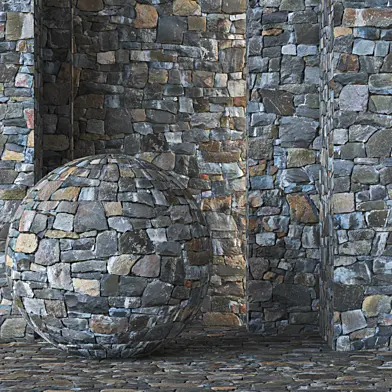Stone Wall Texture - 2K - Seamless - 10