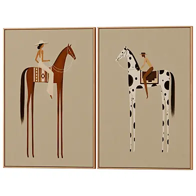 Abstract Painting Frame set 01181