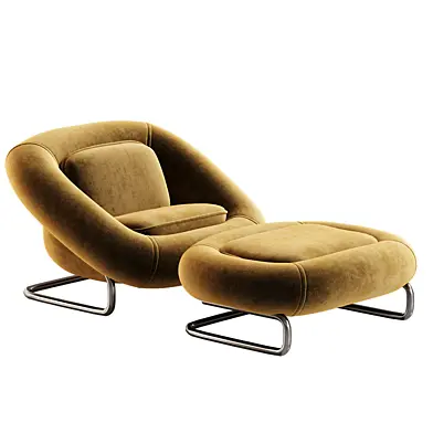 Minotti Barrel Armchair
