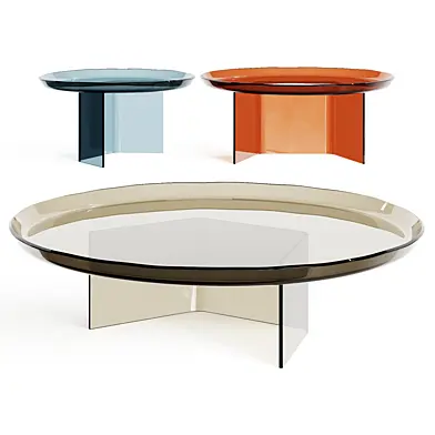 Standard Round Glass by Cattelan Italia Coffee Table