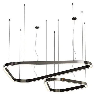 Leds C4 Geometric Triangle Pendant Lamps