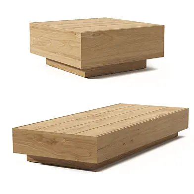 RH Cape Town Teak Rectangular Coffee Table